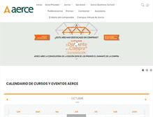 Tablet Screenshot of aerce.org